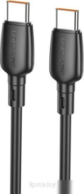 Кабель Borofone BX93 USB Type-С - USB - Type-C (100Вт, 1 м, черный) 