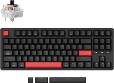 Клавиатура Keychron C3 Pro RGB C3P-H3-RU (Gateron G Pro Brown) 