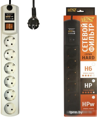 Сетевой фильтр Most HP 5 м (белый) 
