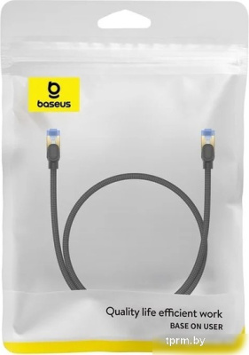 Кабель Baseus PCWL-A106 RJ45 - RJ45 (0.5 м, черный) 