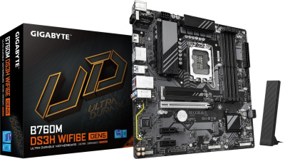 Материнская плата Gigabyte B760M DS3H WiFi6E GEN5 