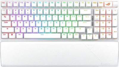 Клавиатура ASUS ROG Strix Scope II 96 Wireless Moonlight White (NX Snow) 