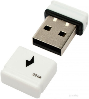USB Flash Gembird GFL-2.0-32mini 32Gb (белый) 