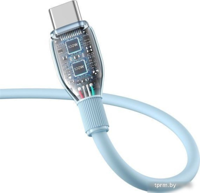 Baseus Pudding Series USB Type-C - USB Type-C (1.2 м, голубой) 