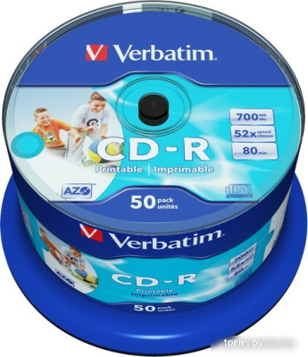 Verbatim 700Mb 52x 43438 (50 шт.) 