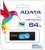 USB Flash A-Data UV220 64GB (черный/голубой) USB Flash A-Data UV220 64GB (черный/голубой)