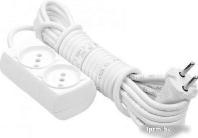 Удлинитель Borsan BR-1542-5 (5 м, белый) 