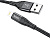 Кабель Hoco DU02 Plus USB Type-A - Lightning (2 м, черный) 