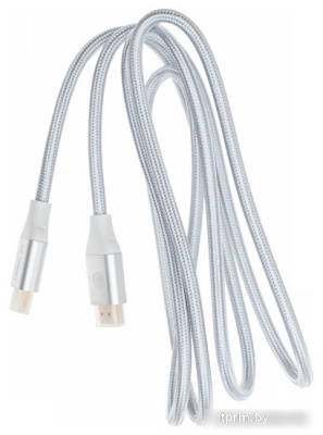 Кабель CACTUS HDMI - HDMI CS-HDMI.2.1-1.8 (1.8 м, серебристый) 
