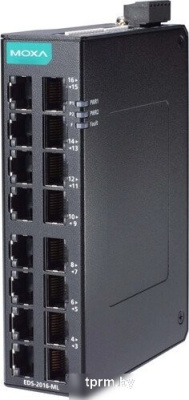 Промышленный неуправляемый коммутатор EDS-2016-ML, 16 портов 10/100BaseT(X) Ethernet, IP30, от -10 до 60°C, DIN-Rail EDS-2016-ML 