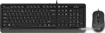 Клавиатура + мышь A4Tech Fstyler F1010 (черный/серый) 