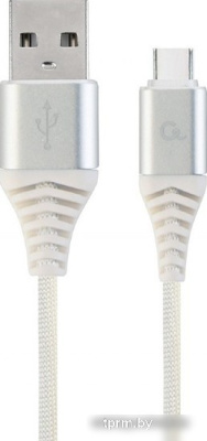 Кабель Gembird CC-USB2B-AMCM-1M-BW2 USB Type-A - USB Type-C (1 м, белый) 