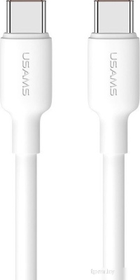 Кабель Usams U84 US-SJ614 USB Type-C - USB Type-C (2 м, белый) 