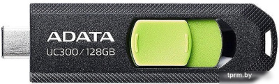 USB Flash ADATA UC300 128GB (черный/зеленый) 