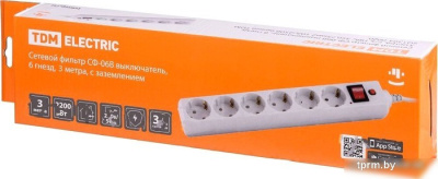 Сетевой фильтр TDM Electric СФ-06В SQ1304-0020 