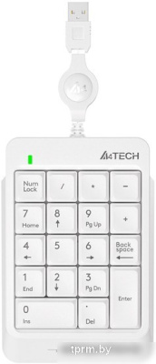 Цифровой блок A4Tech Fstyler FK13 (белый) 