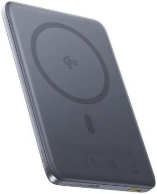 Внешний аккумулятор Baseus PicoGo AM41 Ultra-Slim Qi2 Magnetic Power Bank 10000mAh (серый)