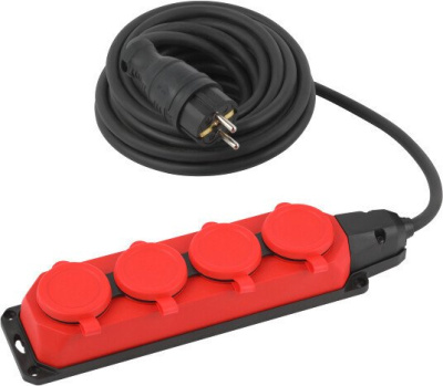 Удлинитель ЭРА UK-4e-3x1.5-5m-IP44(KG) Б0057585 
