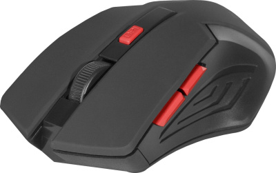 Мышь Defender Accura MM-275 (черный/красный) 