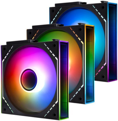 Комплект вентиляторов для корпуса Thermalright TL-M12Q-S X3 (черный) 