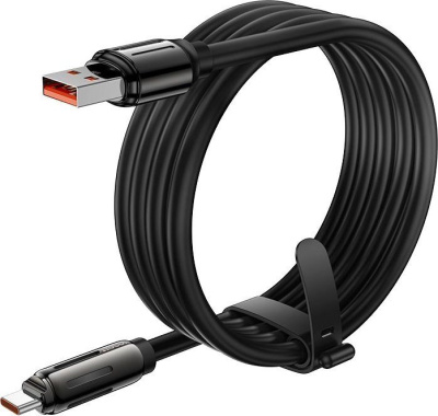 Кабель Hoco U136 USB Type-A - USB Type-C (1.2 м, черный)