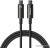 Кабель Baseus Tungsten Gold Fast Charging Data Cable USB Type-C - USB Type-C (2 м, черный) 