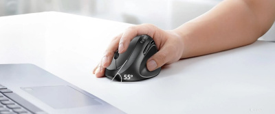 Вертикальная мышь Genius Ergo 8350S (темно-серый) 