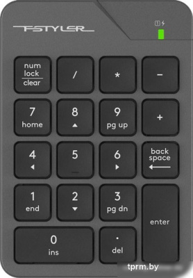 Цифровой блок A4Tech Fstyler FGK21C (серый) 