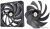 Набор вентиляторов Thermaltake Toughfan EX14 Pro 3-Fan Pack CL-F172-PL14BL-A 
