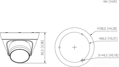 Dahua DH-IPC-HDW1230T1P-0280B-S5 