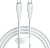 Кабель Baseus Pudding Series Fast Charging Cable 100W USB Type-C - USB Type-C (2 м, белый) 