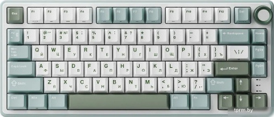 Клавиатура Royal Kludge R75 RGB (Sky Cyan, RK Silver) 