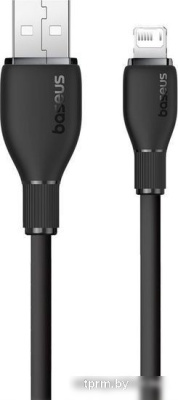 Кабель Baseus Pudding Series USB Type-A - Lightning (2 м, черный) 