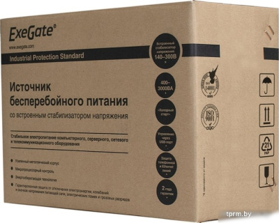 Источник бесперебойного питания ExeGate Power Back BNB-800.LED.AVR.EURO 