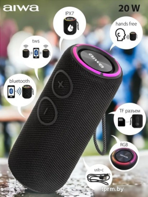 Беспроводная колонка Aiwa PAS-H200 (черный) 