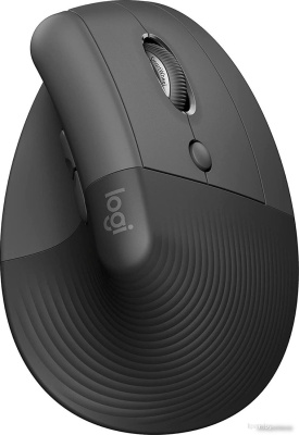 Вертикальная мышь Logitech Lift (графит) 