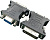 Адаптер Cablexpert A-DVI-VGA-BK 