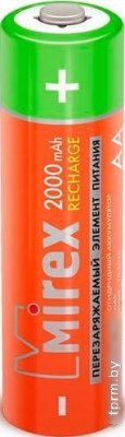Аккумуляторы Mirex AA 2000mAh 2 шт HR6-20-E2 
