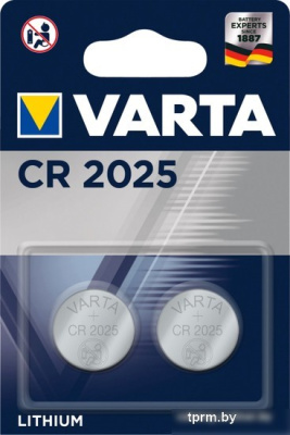 Батарейка Varta CR2025 2 шт. 