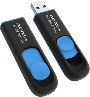 ADATA DashDrive UV128 512GB (черный/синий) 