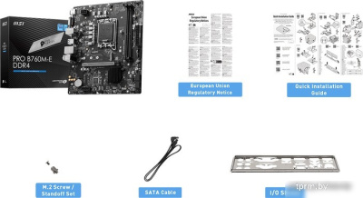 Материнская плата MSI Pro B760M-E DDR4 