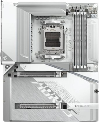 Материнская плата Gigabyte B850 Aorus Stealth Ice  Материнская плата Gigabyte B850 Aorus Stealth Ice