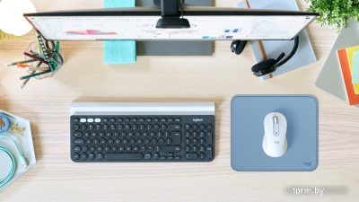 Коврик для мыши Logitech Studio Series (серо-голубой) 
