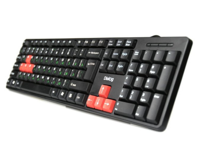 Клавиатура Dialog KS-030U Black-Red 