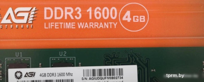 AGI UD128 4ГБ DDR3 1600 МГц AGI160004UD128 