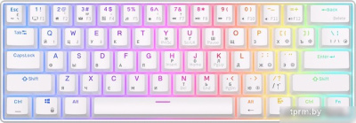 Royal Kludge RK61 RGB (белый, RK Red) 