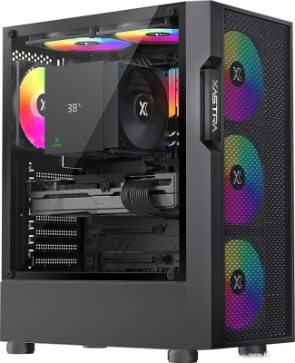 Корпус XASTRA A302 4FRGB (черный) 