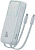Baseus Comet Series Dual-Cable Digital Display Fast Charge Power Bank 30W 10000mAh (белый) 