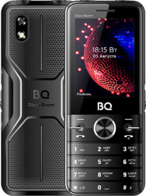 Кнопочный телефон BQ-Mobile BQ-2842 Disco Boom (черный)