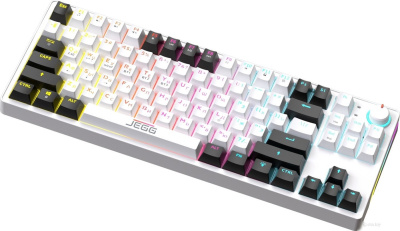 Клавиатура JEGG ZA87 Pro White Black Orange (TNT Yellow) 